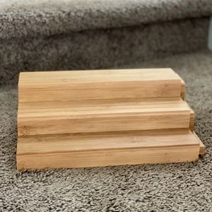 Large 3-Tier Bamboo Expanding Shelf
